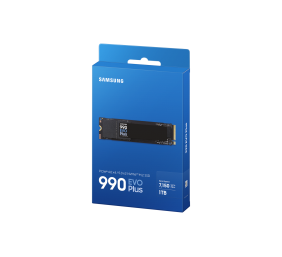 Samsung SSD | 990 EVO Plus | 1000 GB | SSD form factor M.2 2280 | Solid-state drive interface NVMe | Read speed 7250 MB/s | Write speed 6300 MB/s