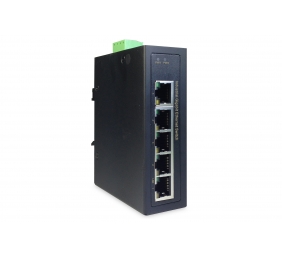 Digitus Industrial 5 Port Gigabit Switch | DN-651107 | Unmanaged | DIN rail mountable