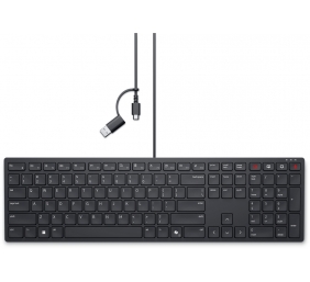 Dell Collaboration Keyboard | KB525C | Keyboard | Wired | Lithuanian (QWERTY) | Black | USB-C