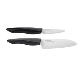 Kyocera FZ-075WH-BK + FZ-140WH-BK Dovanų rinkinys, keraminiai peiliai, Juoda