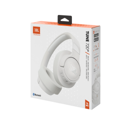 JBL Tune 720BT Belaidės/Laidinės ausinės, Bluetooth, 3.5mm jack, Balta