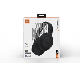 JBL Tune 760NC Belaidės/Laidinės ausinės, Bluetooth, 3.5mm jack, Juoda