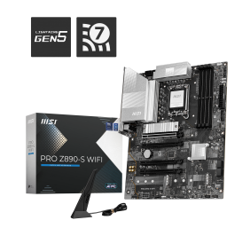 MSI PRO Z890-S WIFI | Processor family Intel | Processor socket LGA1851 | DDR5 UDIMM | Supported hard disk drive interfaces SATA, M.2 | Number of SATA connectors 4
