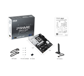 Asus PRIME Z890-P WIFI | Processor family Intel | Processor socket LGA1851 | DDR5 | Supported hard disk drive interfaces M.2, SATA | Number of SATA connectors 4