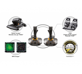 Thrustmaster Joystick | T.16000M FCS Space Sim Duo | Black