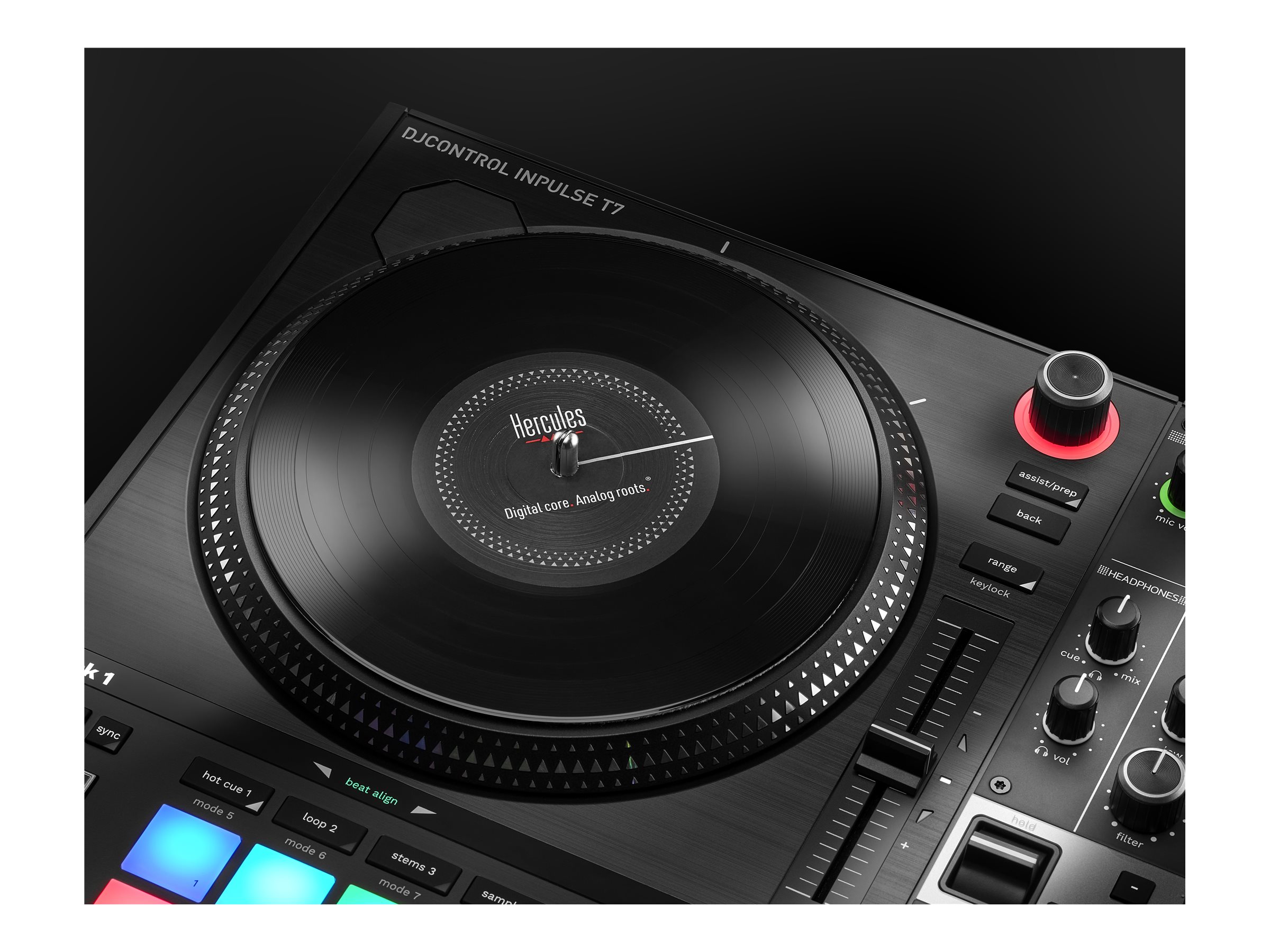 Hercules | DJControl Inpulse T7 | Speakers | USB connectivity