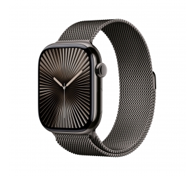 Apple Watch Series 10 | Smart watch | GPS (satellite) | Always-On Retina | Waterproof | Slate Titanium