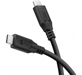 Goobay USB-C™ Cable, USB4™, 100 W, 20 Gbit/s, Power Delivery, 2 m, Black | Goobay
