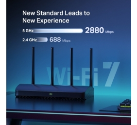 Mercusys BE3600 Dual Band Wi-Fi 7 Maršrutizatorius