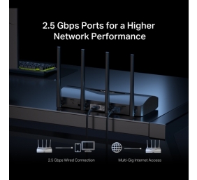 Mercusys BE3600 Dual Band Wi-Fi 7 Maršrutizatorius