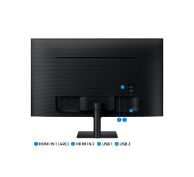 Samsung LS27DM500EUXDU M5 M50D | 27 " | VA | 16:9 | 60 Hz | 4 ms | 1920 x 1080 pixels | 250 cd/m² | HDMI ports quantity 2 | Black