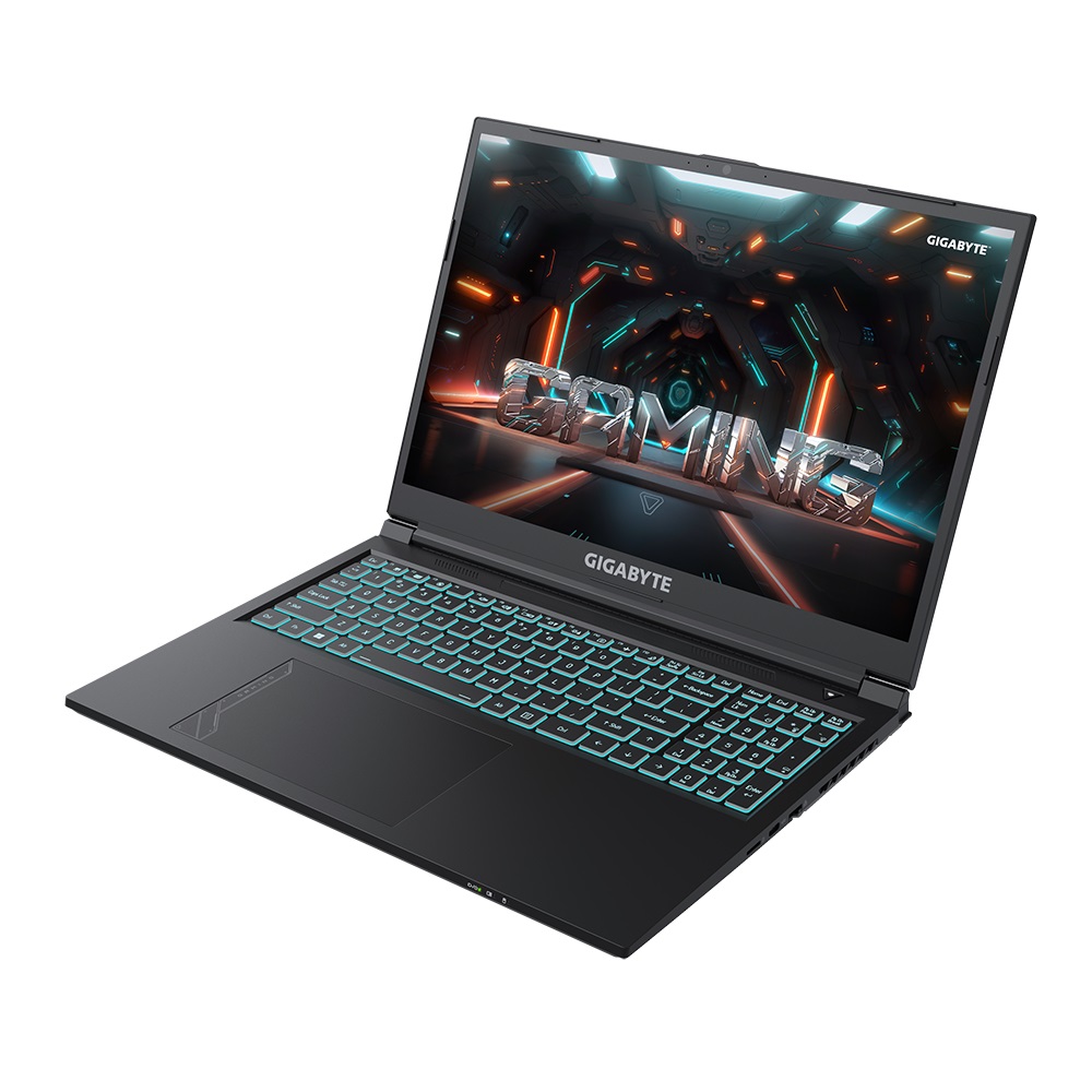 Gigabyte G6 KF-H3EE854KH | Black | 16 " | FHD+ | 1920 x 1200 pixels | Intel Core i7 | i7-13620H | 16 GB | DDR5 | Solid-state drive capacity 1000 GB | NVIDIA GeForce RTX 4060 | GDDR6 | 8 GB | Windows 11 Home | 802.11ax | Bluetooth version 5.2 | Keyboard la