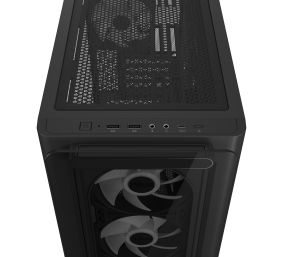 ASUS A23 Plus Tg Case Temp glass Black