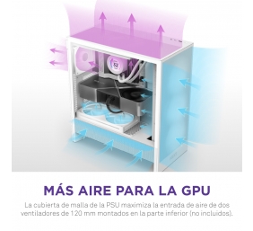 NZXT PC case H5 Flow 2024 midi tower W