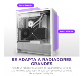 NZXT PC case H5 Flow 2024 midi tower W