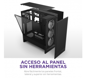 NZXT PC case H5 Flow RGB 2024 black