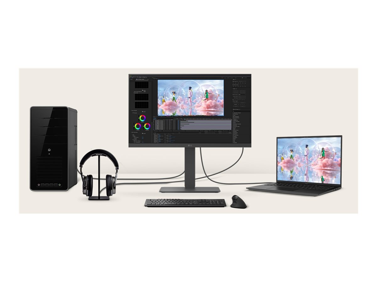 LG 24BA650-B | 23.8 " | IPS | 16:9 | 100 Hz | 5 ms | 1920 x 1080 pixels | 250 cd/m² | HDMI ports quantity 1 | Black