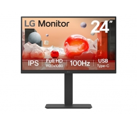LG 24BA650-B | 23.8 " | IPS | 16:9 | 100 Hz | 5 ms | 1920 x 1080 pixels | 250 cd/m² | HDMI ports quantity 1 | Black