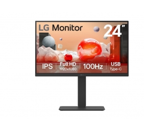 LG 24BA650-B | 23.8 " | IPS | 16:9 | 100 Hz | 5 ms | 1920 x 1080 pixels | 250 cd/m² | HDMI ports quantity 1 | Black