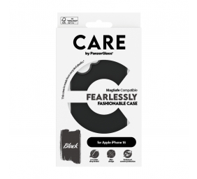 CARE Fashionable Case | Back cover | Apple | iPhone 16 | Recycled plastic | Black | MagSafe