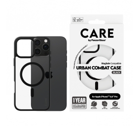 CARE Flagship Case | Back cover | Apple | iPhone 16 Pro Max | Recycled plastic | Black | MagSafe