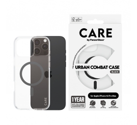 CARE Flagship Case | Back cover | Apple | iPhone 16 Pro Max | Recycled plastic | Transparent | MagSafe