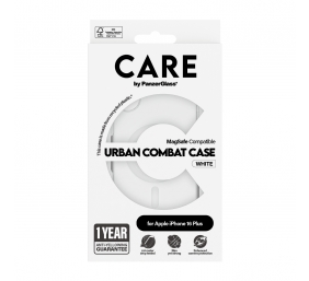 CARE by PanzerGlass Case Flagship | Back protection | Apple | iPhone 16 Plus | Recycled plastic | White | MagSafe