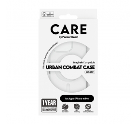 CARE Flagship Case | Back cover | Apple | iPhone 16 PRO | Recycled plastic | White | MagSafe