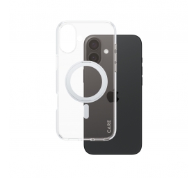 CARE by PanzerGlass Case Feature | Back protection | Apple | iPhone 16 Plus | Recycled plastic | Silver | Kickstand & MagSafe