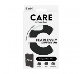 CARE Fashionable Case | Back cover | Apple | iPhone 16 PRO | Recycled plastic | Black