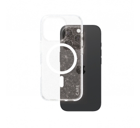 CARE Flagship Case | Back cover | Apple | iPhone 16 Pro | Recycled plastic | White | Urban Combat Star Lit with MagSafe