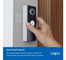 TP-LINK | Video Doorbell Camera | Tapo D235 | 5 MP | 1.18mm/F1.8 | IP66 | H.264 | Micro SD, Max. 512