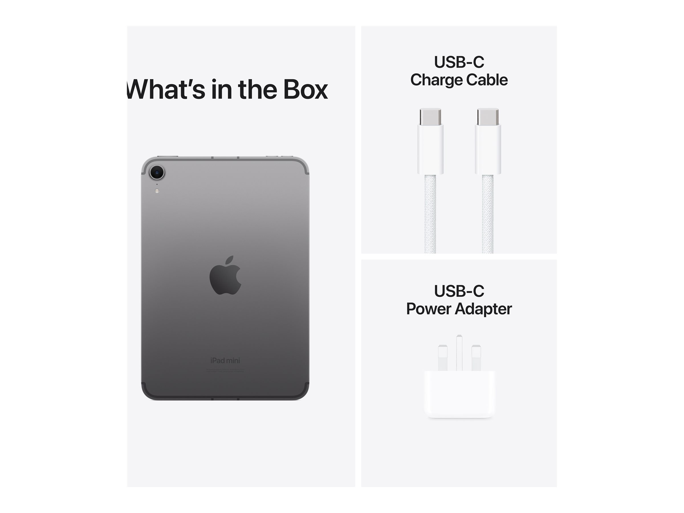 Apple iPad Mini (A17 Pro) | 8.3 " | Space Gray | Liquid Retina | 2266 x 1488 pixels | 128 GB | Wi-Fi | Front camera | 12 MP | Rear camera | 12 MP | Bluetooth | 5.3 | iPadOS