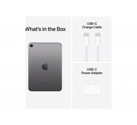 Apple iPad Mini (A17 Pro) | 8.3 " | Space Gray | Liquid Retina | 2266 x 1488 pixels | 128 GB | Wi-Fi | Front camera | 12 MP | Rear camera | 12 MP | Bluetooth | 5.3 | iPadOS