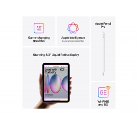 Apple iPad Mini (A17 Pro) Wi-Fi + Cellular 512GB Starlight | Apple