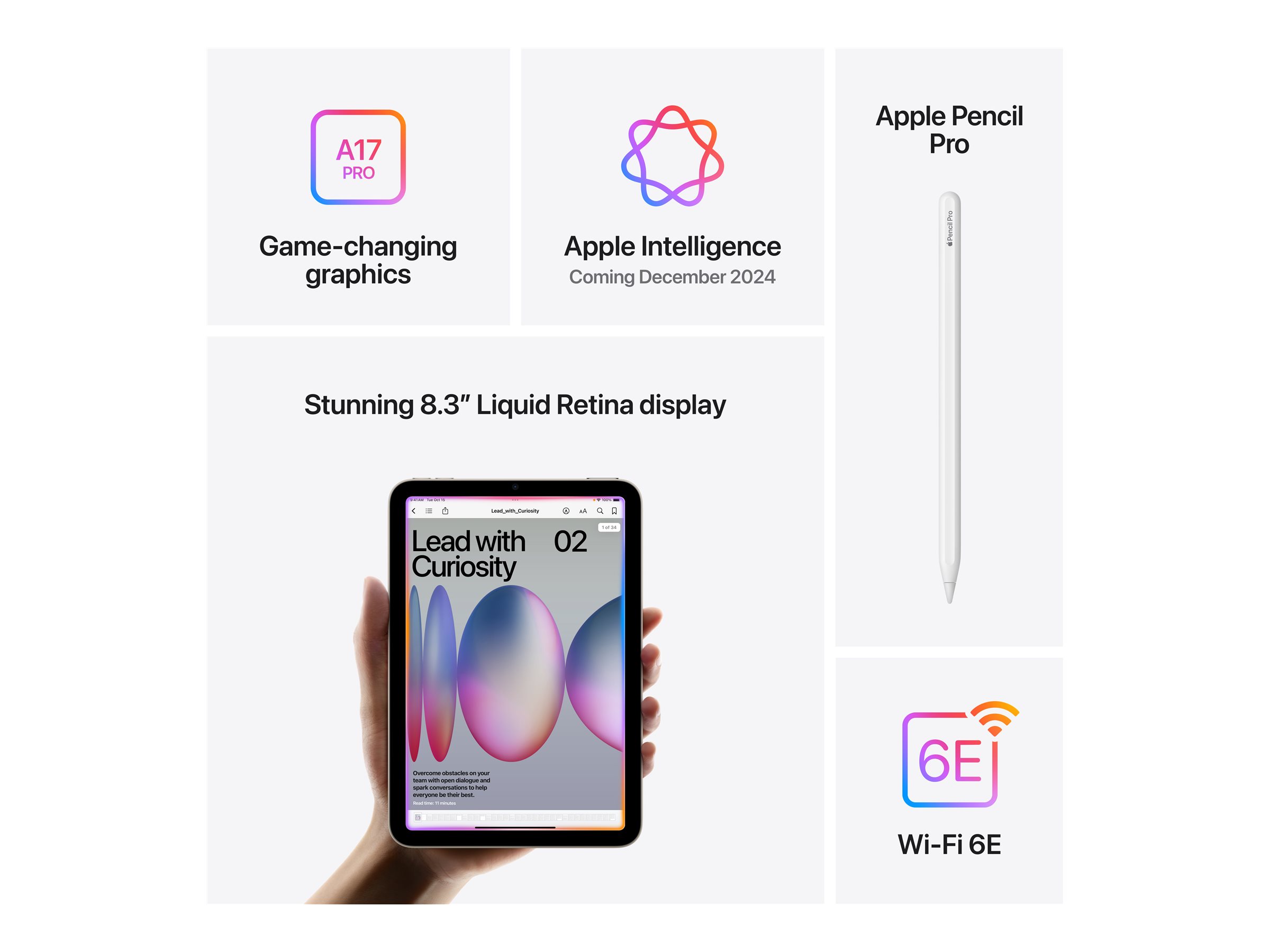 Apple iPad Mini (A17 Pro) Wi-Fi 512GB Purple | Apple