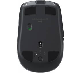 Logitech MX Anywhere 2S Belaidė pelė, RF Wireless + Bluetooth, 4000 DPI, Graphite