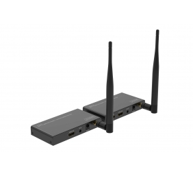 Digitus Wireless HDMI Extender/Splitter Set (100m, 1x4) | DS-55346 | Black