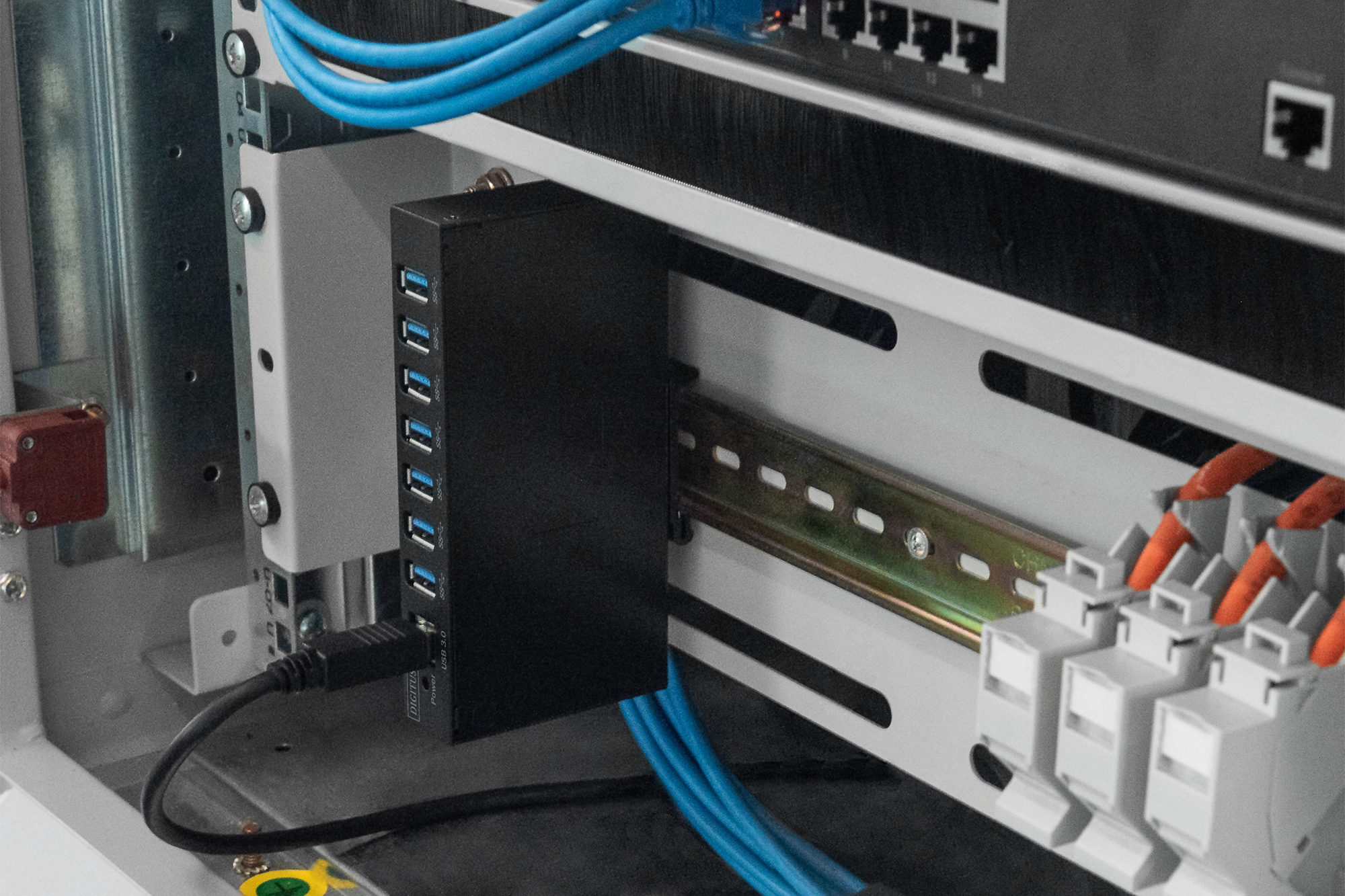 Digitus | USB 3.0 Hub 7-Port, Industrial Line | DA-70258-1