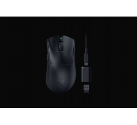 Razer DeathAdder V3 HyperSpeed Belaidė žaidimų pelė RF Wireless + USB-C, 26000 DPI, Juoda