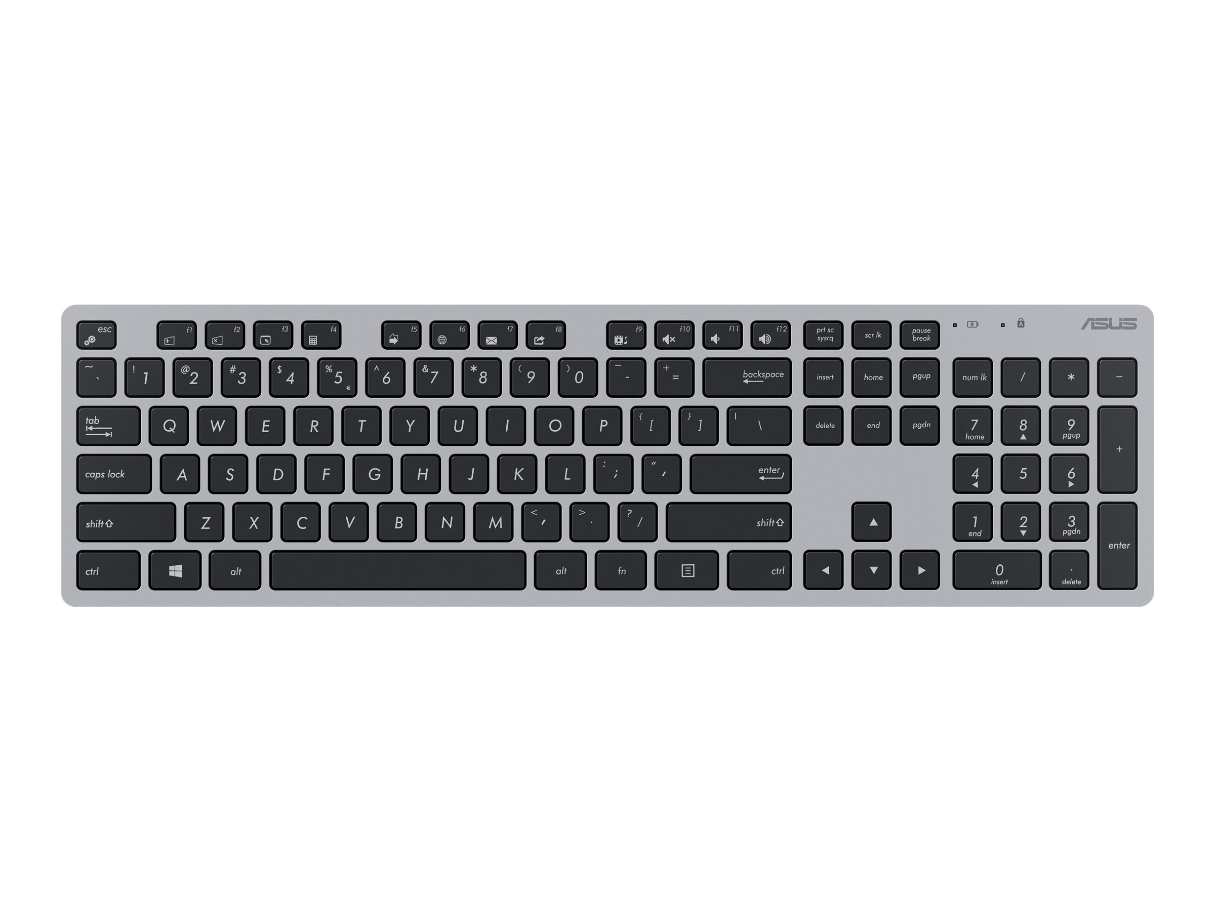 Asus W5000 | Keyboard and Mouse Set | Wireless | US | Gray