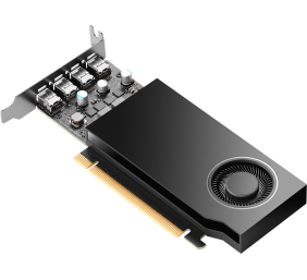 NVIDIA Quadro RTX A1000 8GB GDDR6 4x mini-DisplayPort GPU 2D CAD Graphics Video Card for HP Workstations - 50W low-profile single-slot