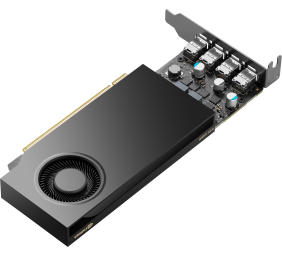 NVIDIA Quadro RTX A1000 8GB GDDR6 4x mini-DisplayPort GPU 2D CAD Graphics Video Card for HP Workstations - 50W low-profile single-slot