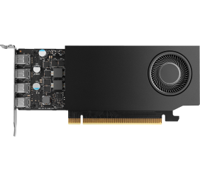 NVIDIA Quadro RTX A1000 8GB GDDR6 4x mini-DisplayPort GPU 2D CAD Graphics Video Card for HP Workstations - 50W low-profile single-slot