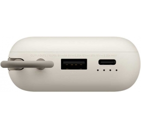 Xiaomi 22.5W Išorinė baterija (Power Bank) 10000mAh, integruotas kabelis, Tan