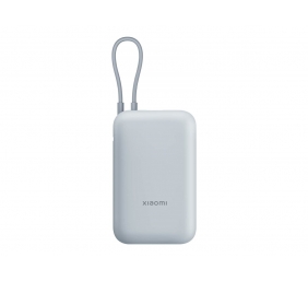 Xiaomi Power Bank (Integrated Cable) | 10000 mAh | USB-A/USB-C/USB-C cable | Ice Blue