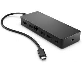 HP Universal USB-C Multiport Travel Hub 65W - 2 x USB 3.2, 2 x USB-C, 1 x DP, 1 x HDMI, 1 x RJ-45, 1 year