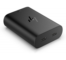HP 65W USB-C Dual Port (45W+20W) GaN AC Power Adapter Travel Notebook Charger / fits ProBook 440 450 445 455, EliteBook 630 640 650 660 645 655 665 830 840 850 860 835 845 855 865, x360 1040 G6 G7 G8 G9 G10 G11, Dragonfly