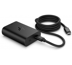 HP 65W USB-C Dual Port (45W+20W) GaN AC Power Adapter Travel Notebook Charger / fits ProBook 440 450 445 455, EliteBook 630 640 650 660 645 655 665 830 840 850 860 835 845 855 865, x360 1040 G6 G7 G8 G9 G10 G11, Dragonfly