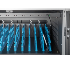 Digitus | DN-45005	Mobile charging cabinet for 30 notebooks/tablets up to 16 inch, data synchronization, UV-C, USB-A